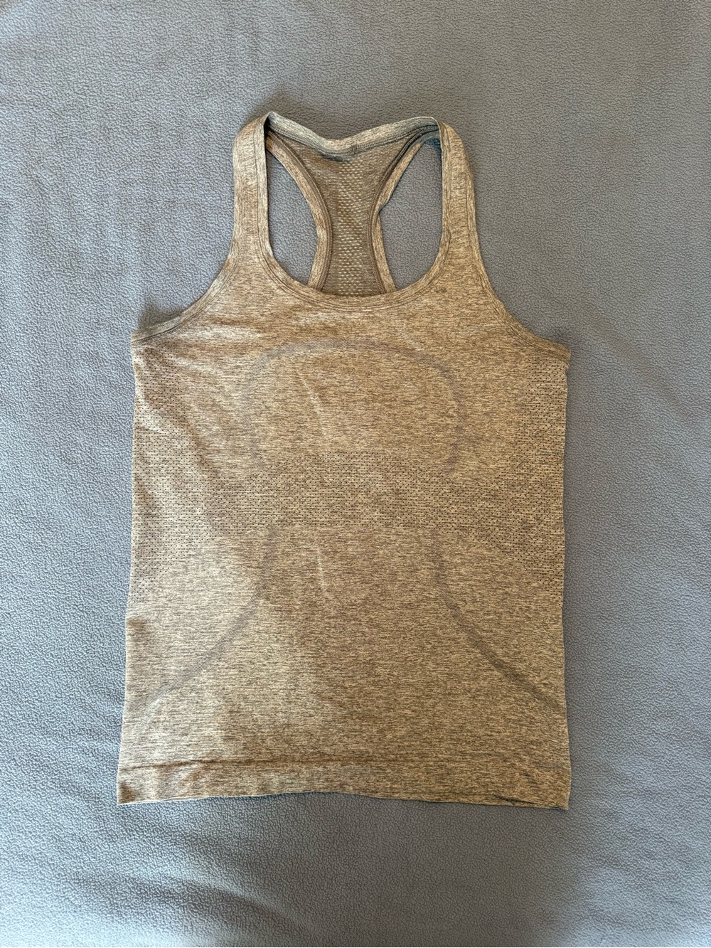 Lululemon x Peloton Women's Gray Racerback Tank Top - Lightweight Activewear